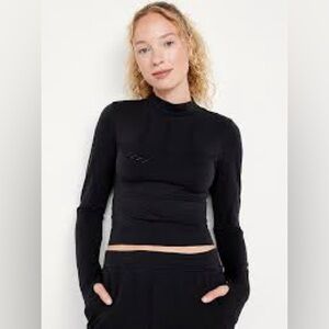 Old Navy Women's Black Long Sleeve Top